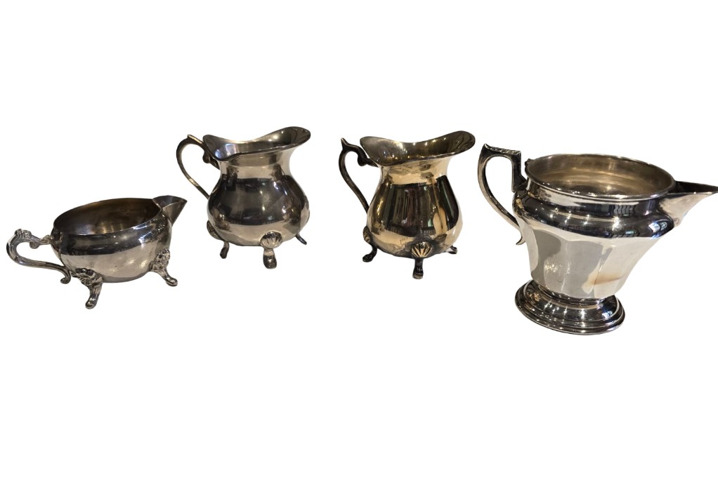 Silver Milk Jugs